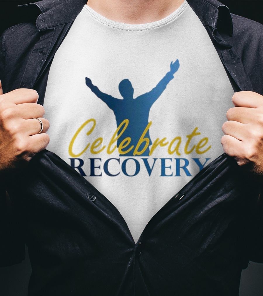 Celebrate Recovery Silhouette With Raised Arms T-Shirt