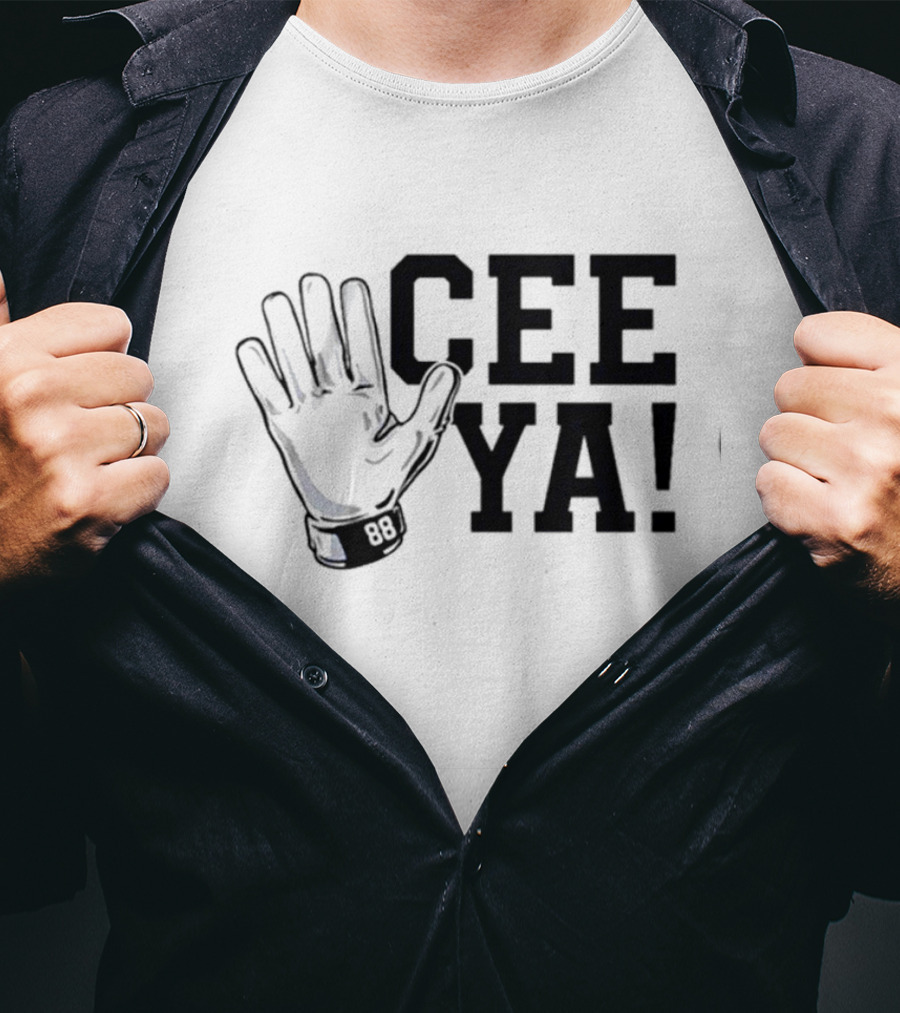 Dallas Cowboys Ceedee Lamb Cee Ya 88 Hand Gesture T-Shirt