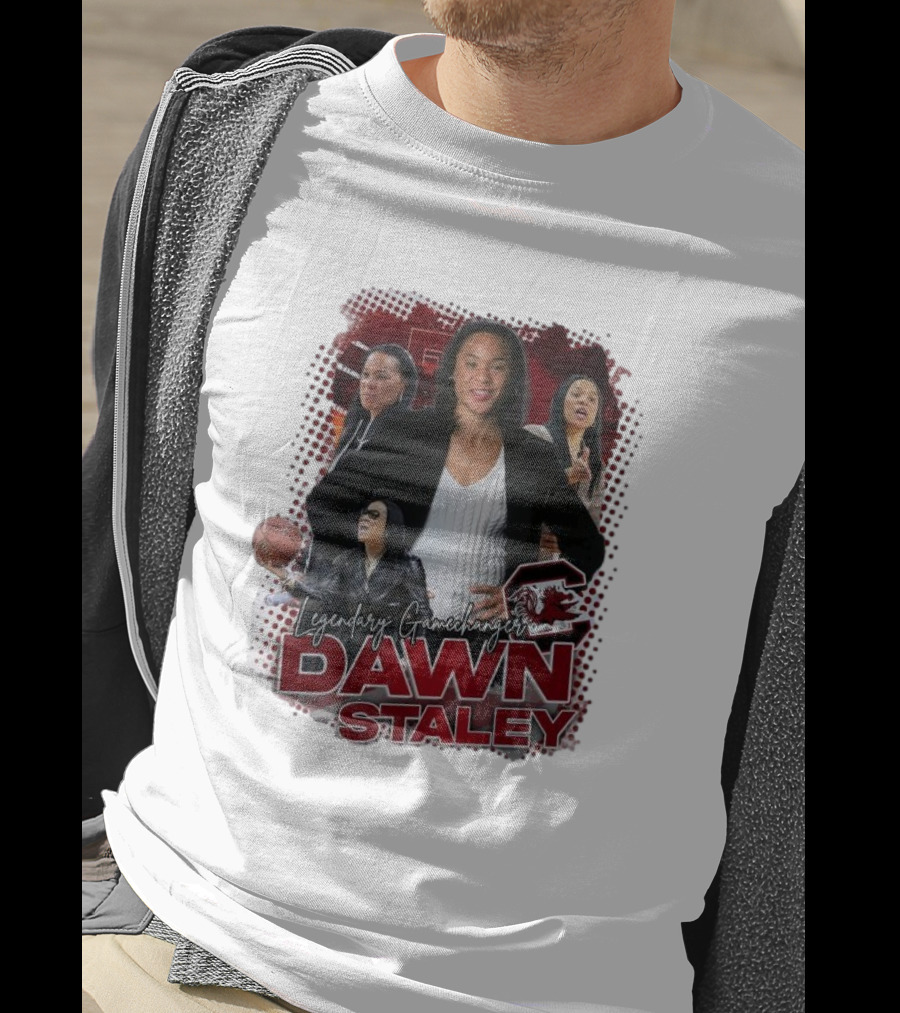 Legendary Gamechanger Dawn Staley Carolina Gamecocks Women Basketball NCAA T-Shirt