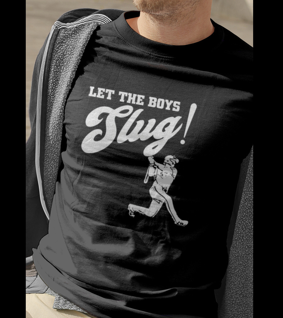 Let The Boys Slug Vintage Baseball Philly Spirit T-Shirt