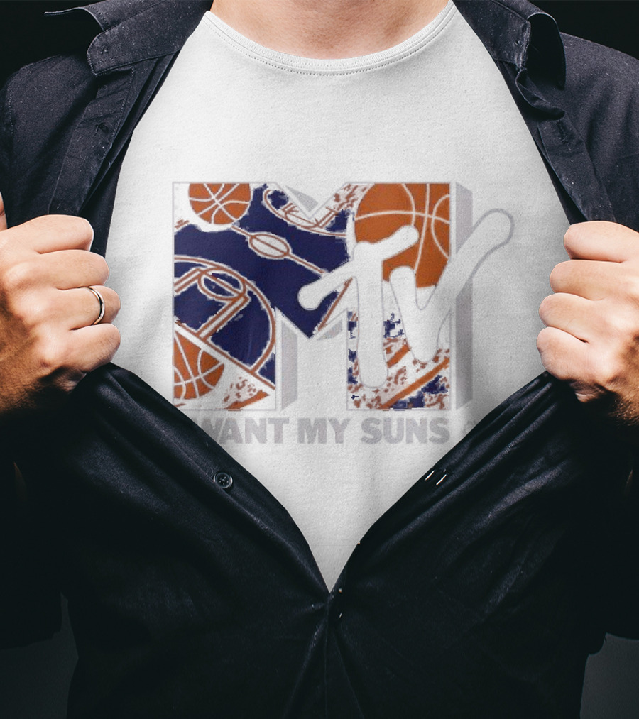 I Want My Suns MTV Phoenix Basketball T-Shirt