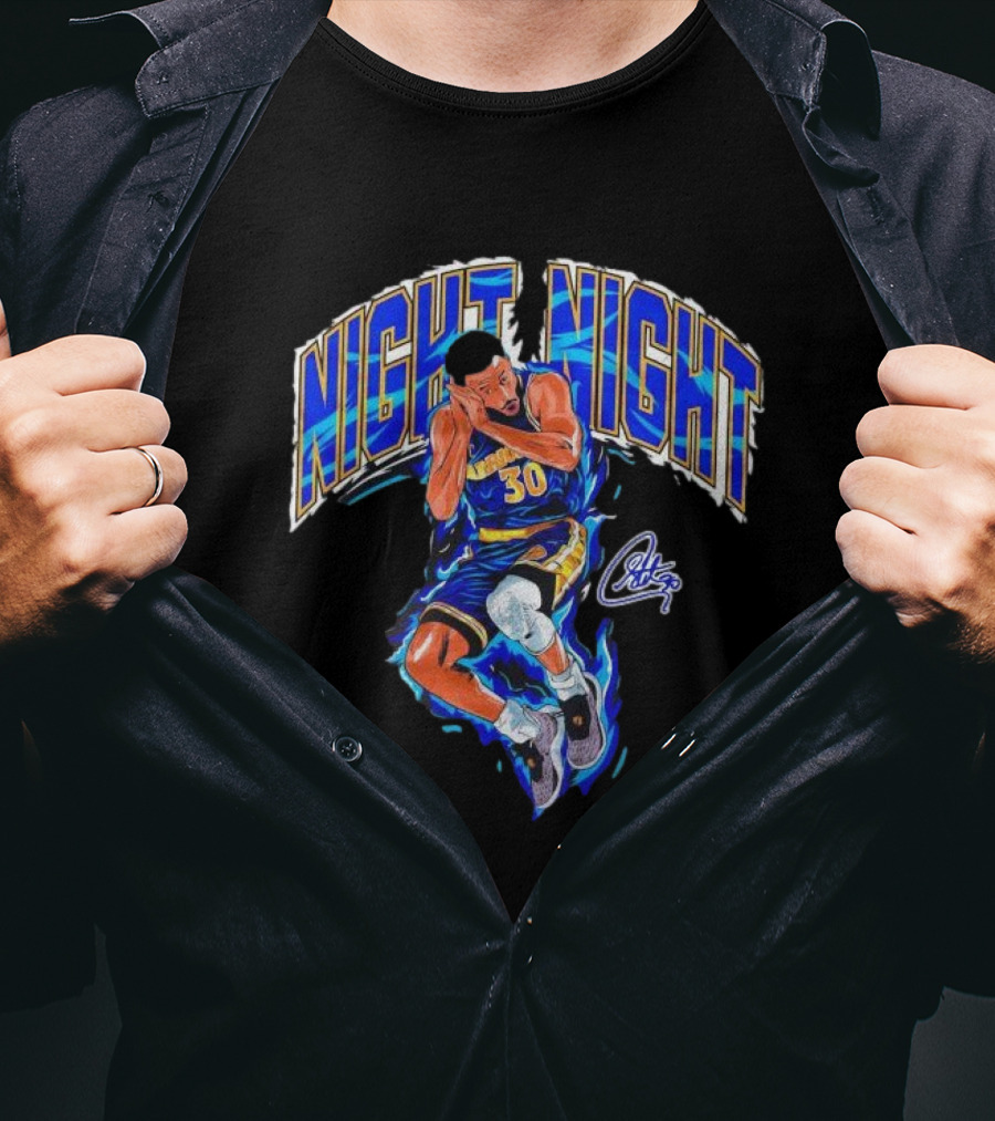Night Night Steph Curry Golden State Warriors T-Shirt