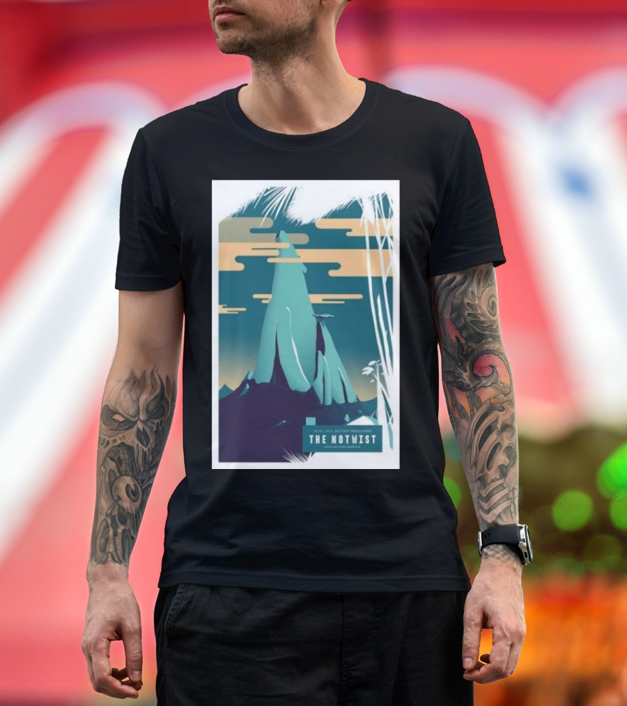 The Notwist April 20 2024 Factory Magdeburg Germany Mountain Landscape T-Shirt