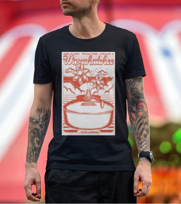 Premium T-Shirt: April 20 2024 The Salt Shed Chicago IL Waxahatchee with Good Morning Concert T-Shirt April 20 2024 The Salt Shed Chicago IL Waxahatchee with Good Morning Concert T-Shirt