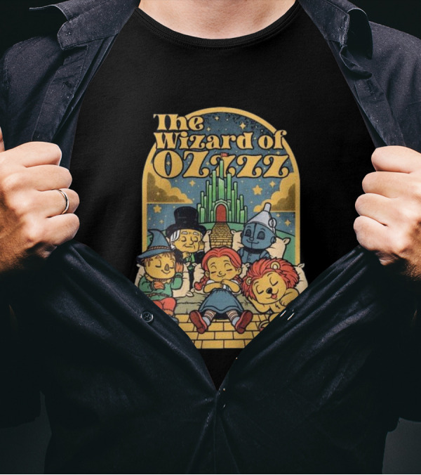 The Wizard Of Ozzzz All Characters Sleeping By Emerald City T-Shirt