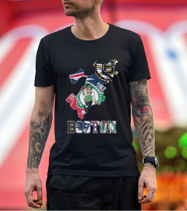 Premium T-Shirt: Boston Celtics Bruins Red Sox Patriots Boston Sports Pride T-Shirt Boston Celtics Bruins Red Sox Patriots Boston Sports Pride T-Shirt