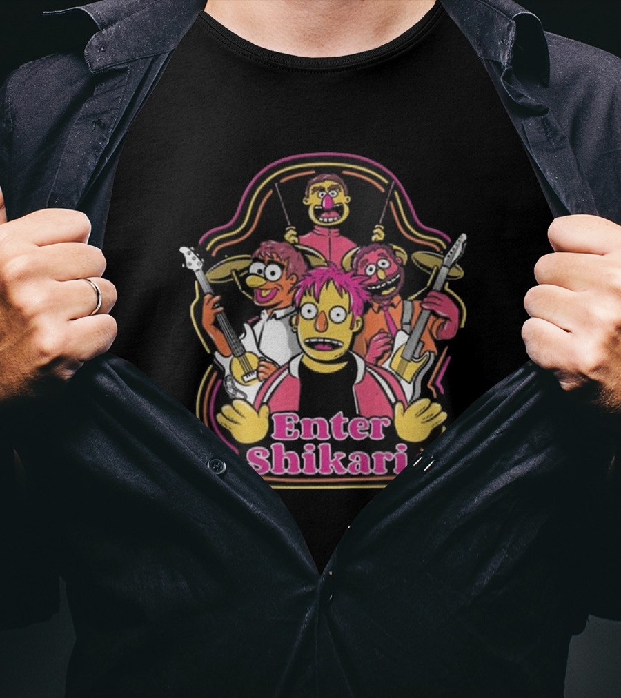 Enter Shikari Band Cartoon T-Shirt