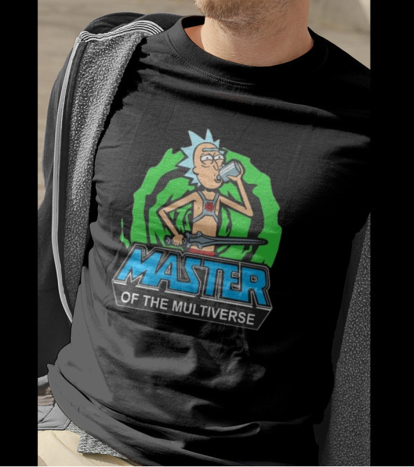 Rick And Morty Master Of The Multiverse Drinking Sword Portal Adventure T-Shirt