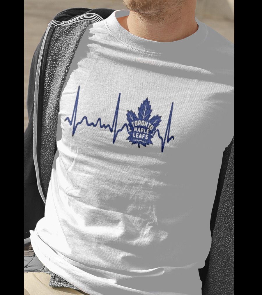 Toronto Maple Leafs Heartbeat T-Shirt