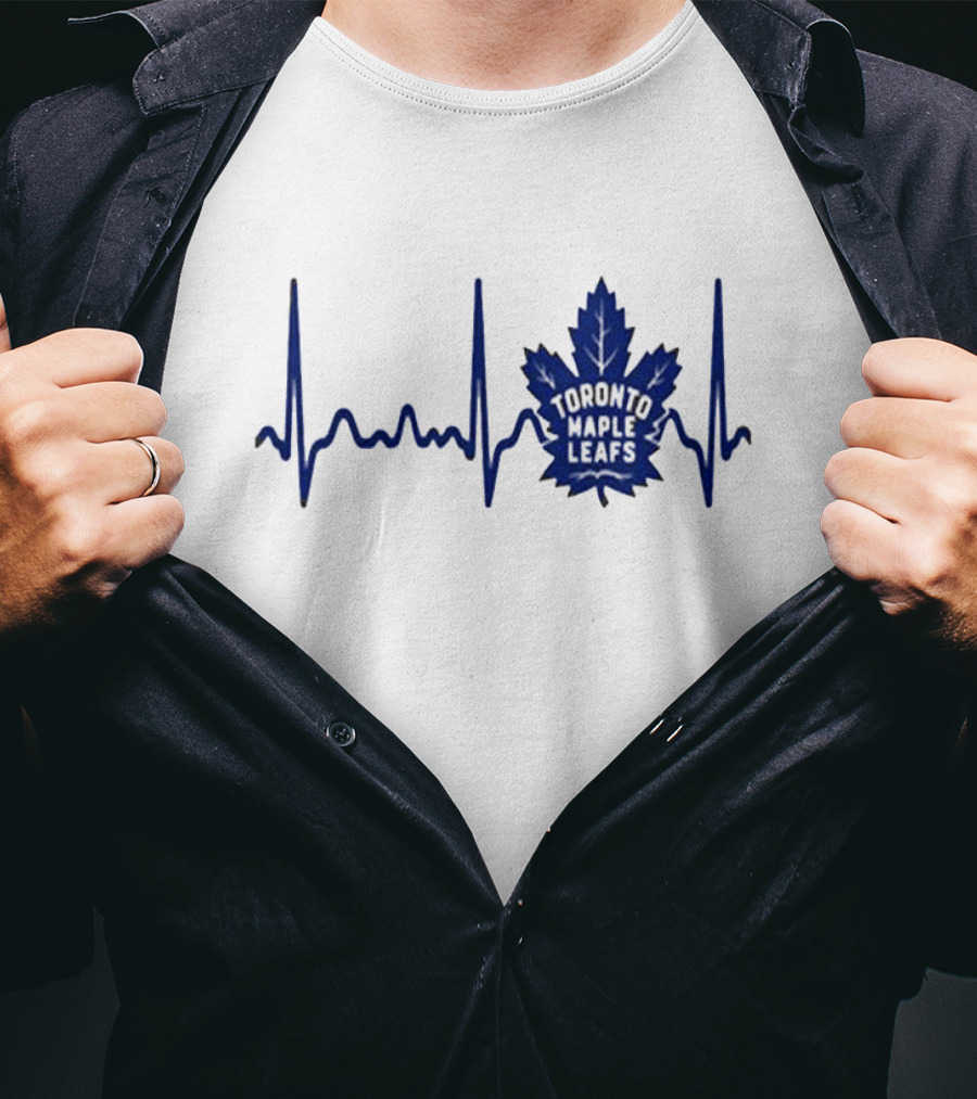 Toronto Maple Leafs Heartbeat T-Shirt
