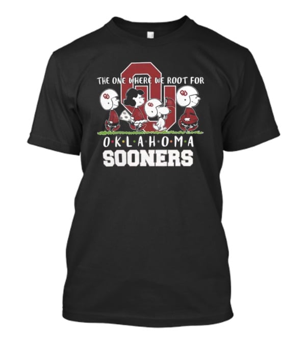 Snoopy And Woodstock Peanuts The One Where We Root For Oklahoma Sooners T-Shirt