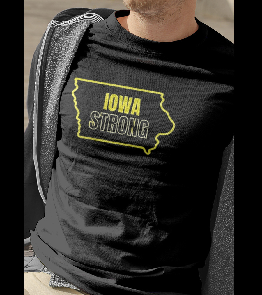 Will Compton Iowa Strong State Outline T-Shirt