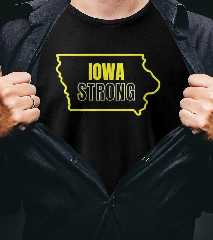 Will Compton Iowa Strong State Outline T-Shirt