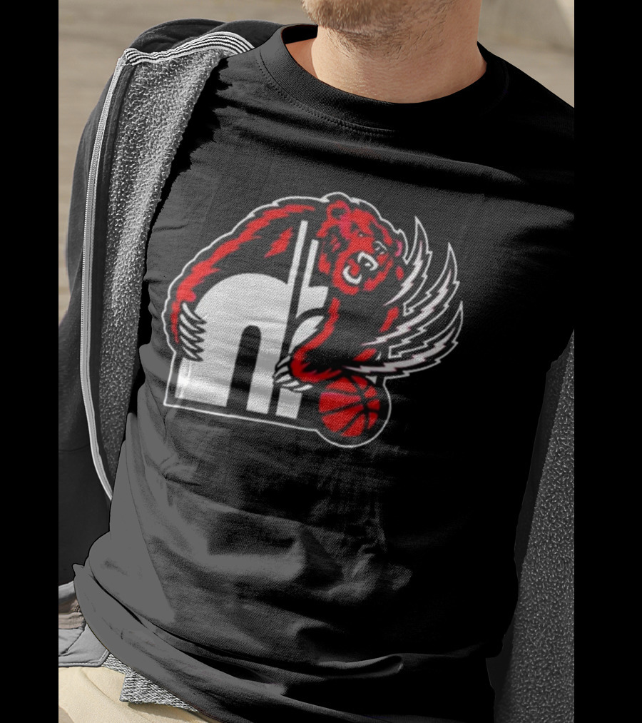 Konchjitty55 Hustle Bear Claw Basketball T-Shirt