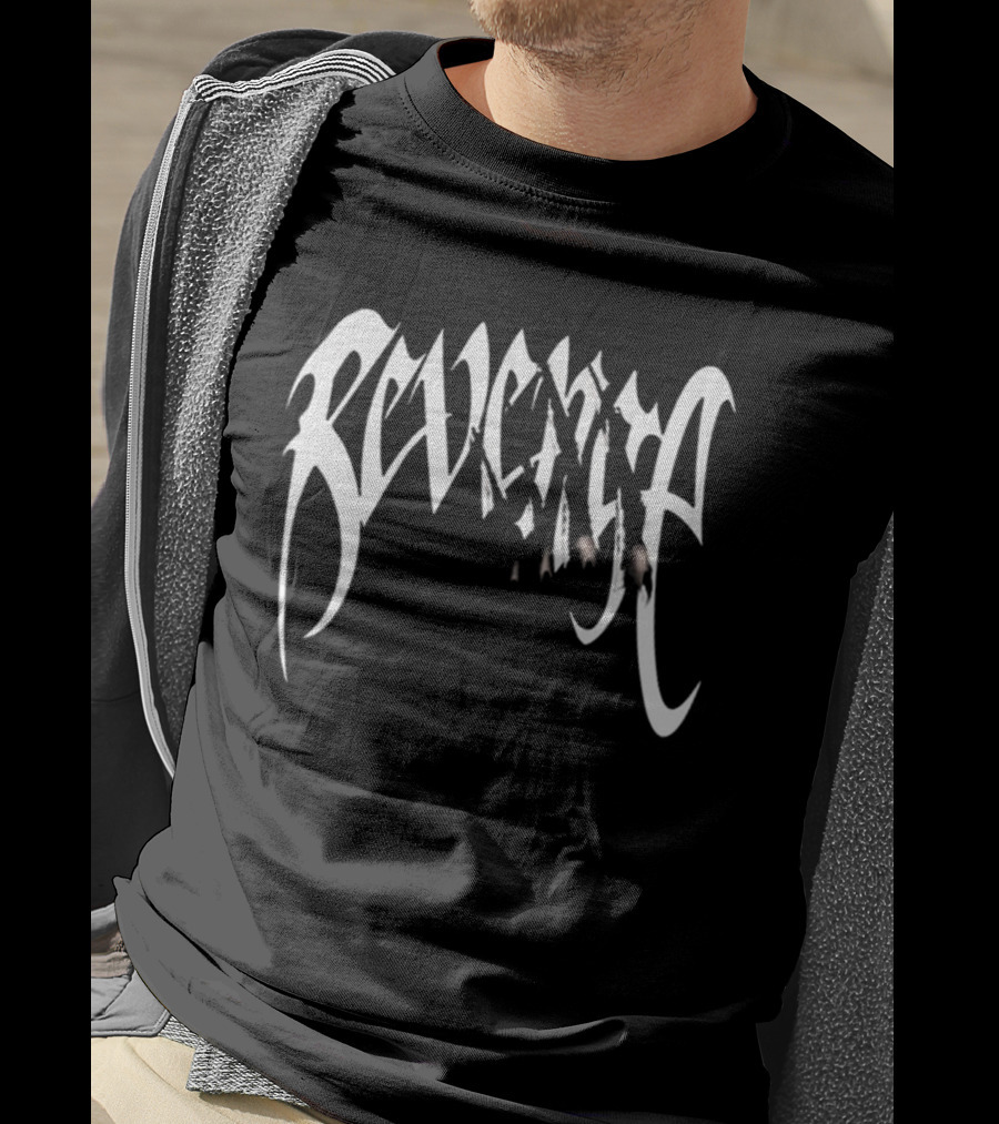 Revenge Distorted Arch Logo Gothic T-Shirt