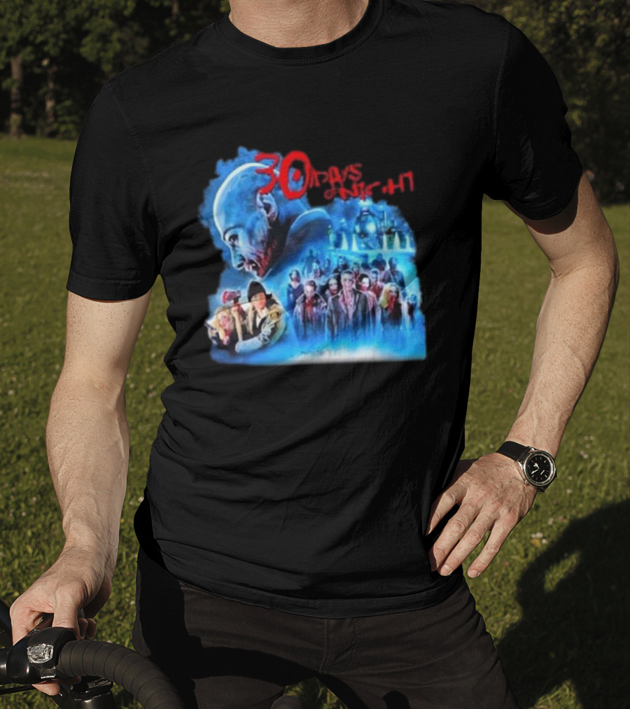 30 Days Of Night Fight Zombies Vampire Movie Scene T-Shirt