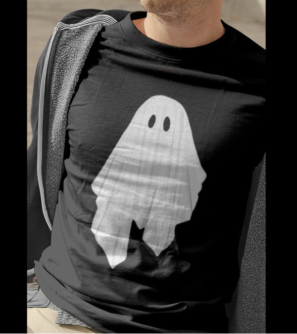 Adam Berry Glow-In-The-Dark Ghost White Sheet Specter T-Shirt