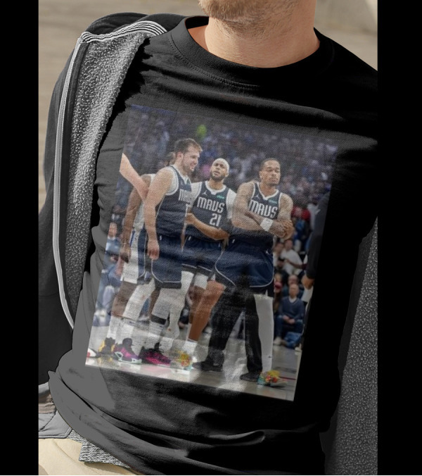 Daniel Gafford Luka Doncic PJ Washington Mavs I’m Standing On Business T-Shirt
