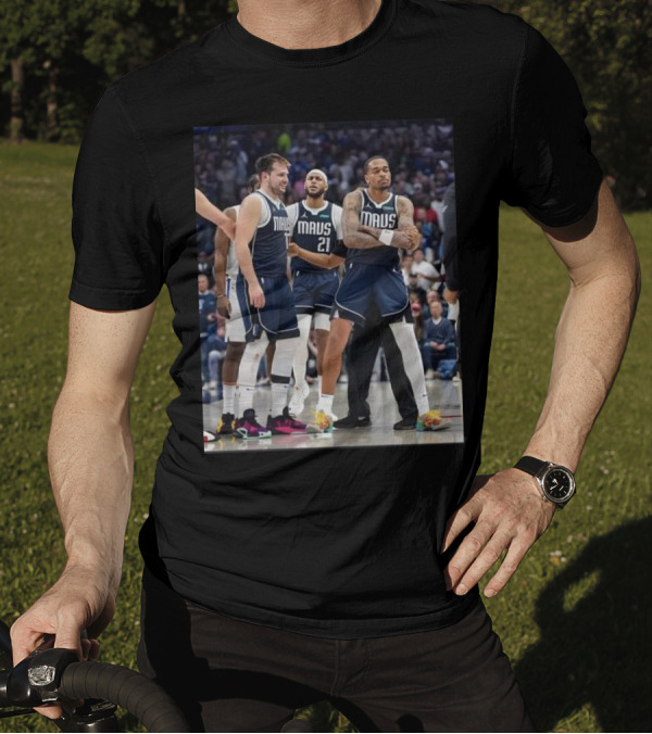 Daniel Gafford Luka Doncic PJ Washington Mavs I’m Standing On Business T-Shirt