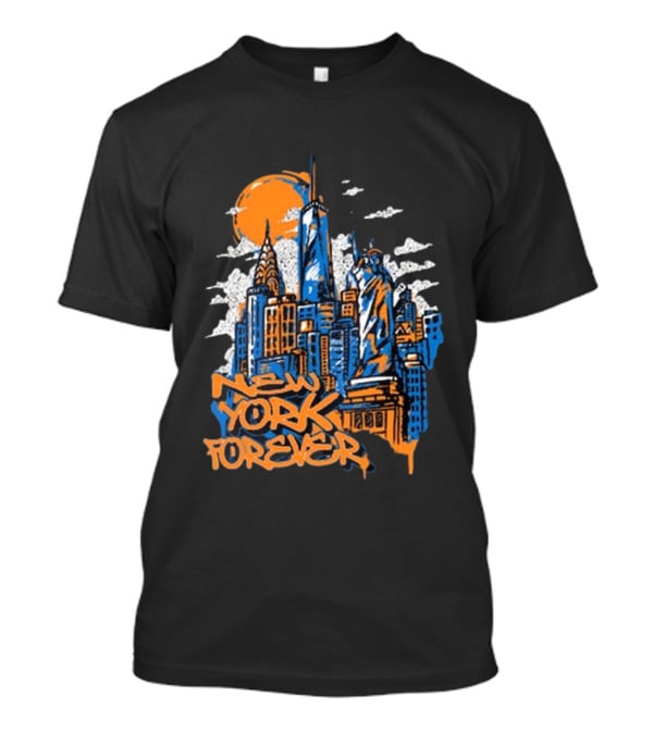 New York Knicks New York Forever Skyline T-Shirt