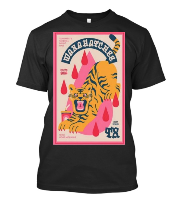 Waxahatchee At Tannahill’s Tavern And Music Hall Fort Worth TX May 9 2024 With Good Morning Tiger T-Shirt