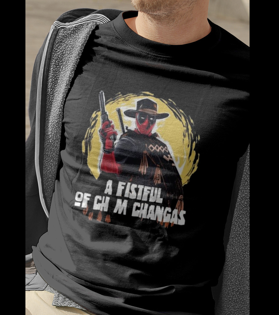 Deadpool Western: A Fistful Of Chimichangas T-Shirt