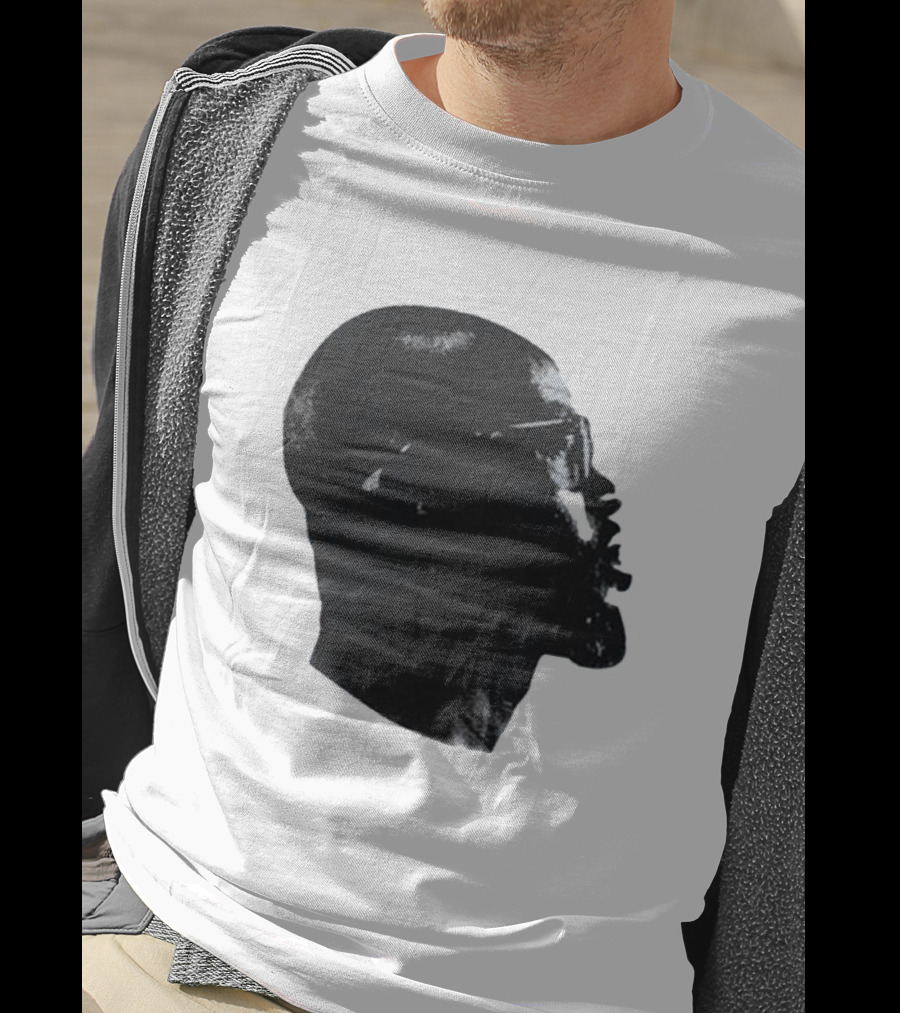 Black Coffee Black On Silhouette Profile T-Shirt