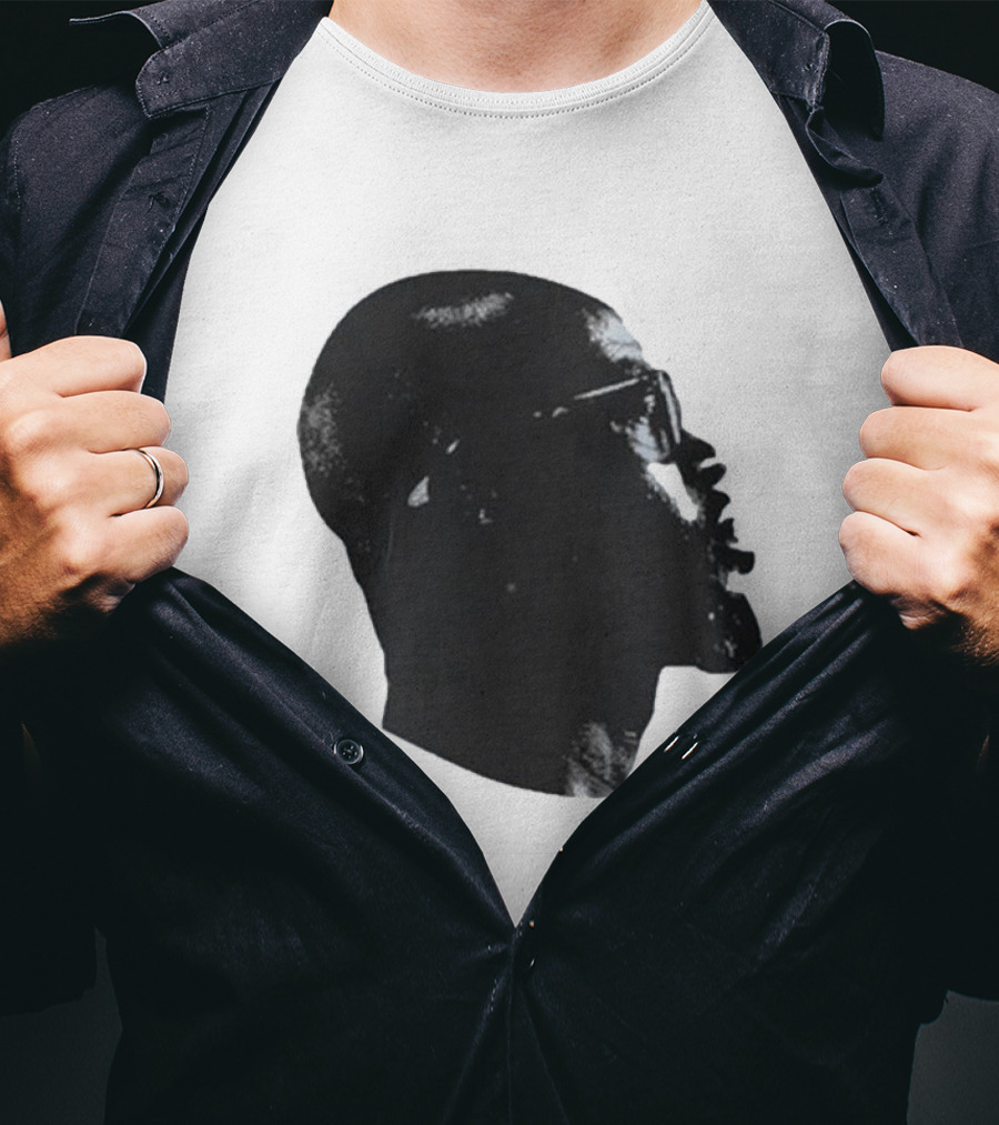 Black Coffee Black On Silhouette Profile T-Shirt