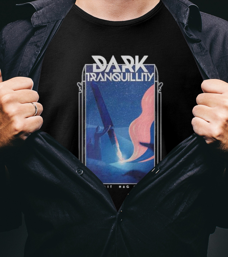 Dark Tranquillity The Last Imagination Cosmic Journey In Night Sky T-Shirt