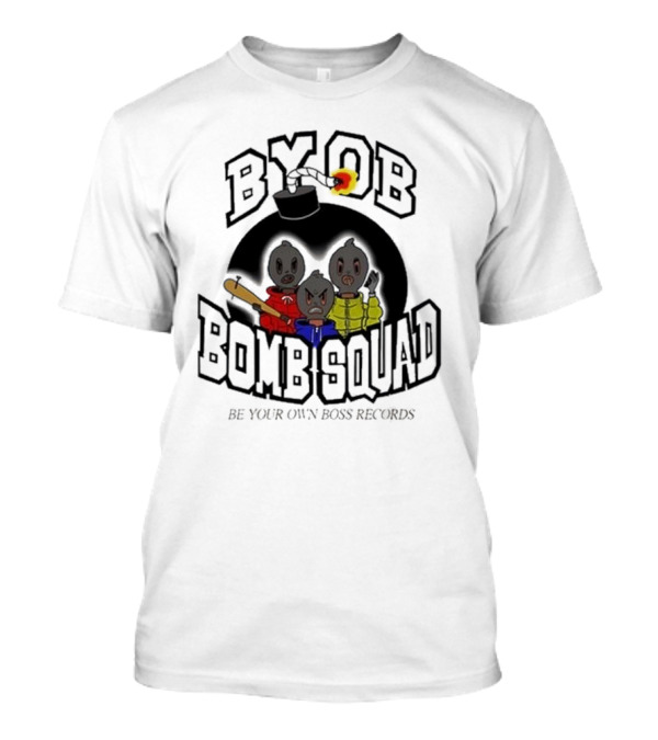 Jakub Destroy Birthday 2024 BYOB Bomb Squad Be Your Own Boss Records T-Shirt