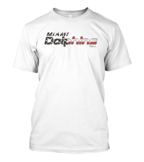 Miami Dolphins Flag Script Franklin 2024 Football Team T-Shirt