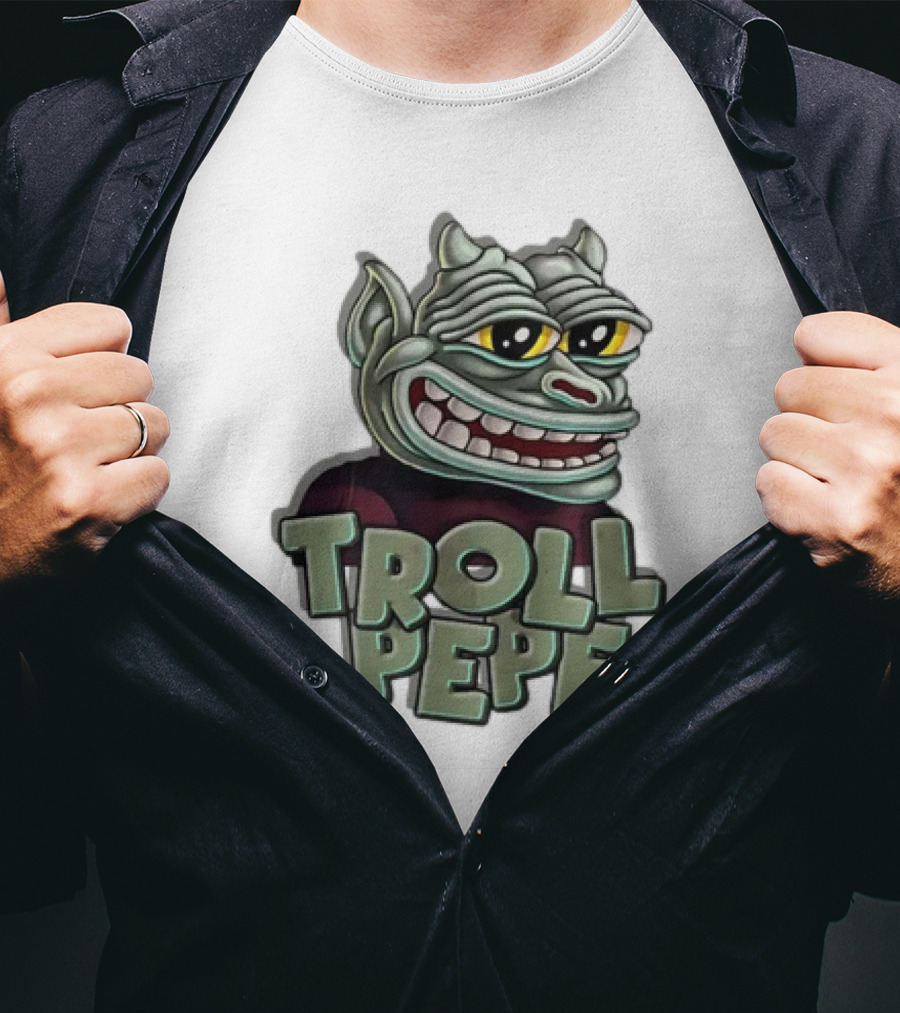 Harambe Troll Pepe Face Meme Humor T-Shirt