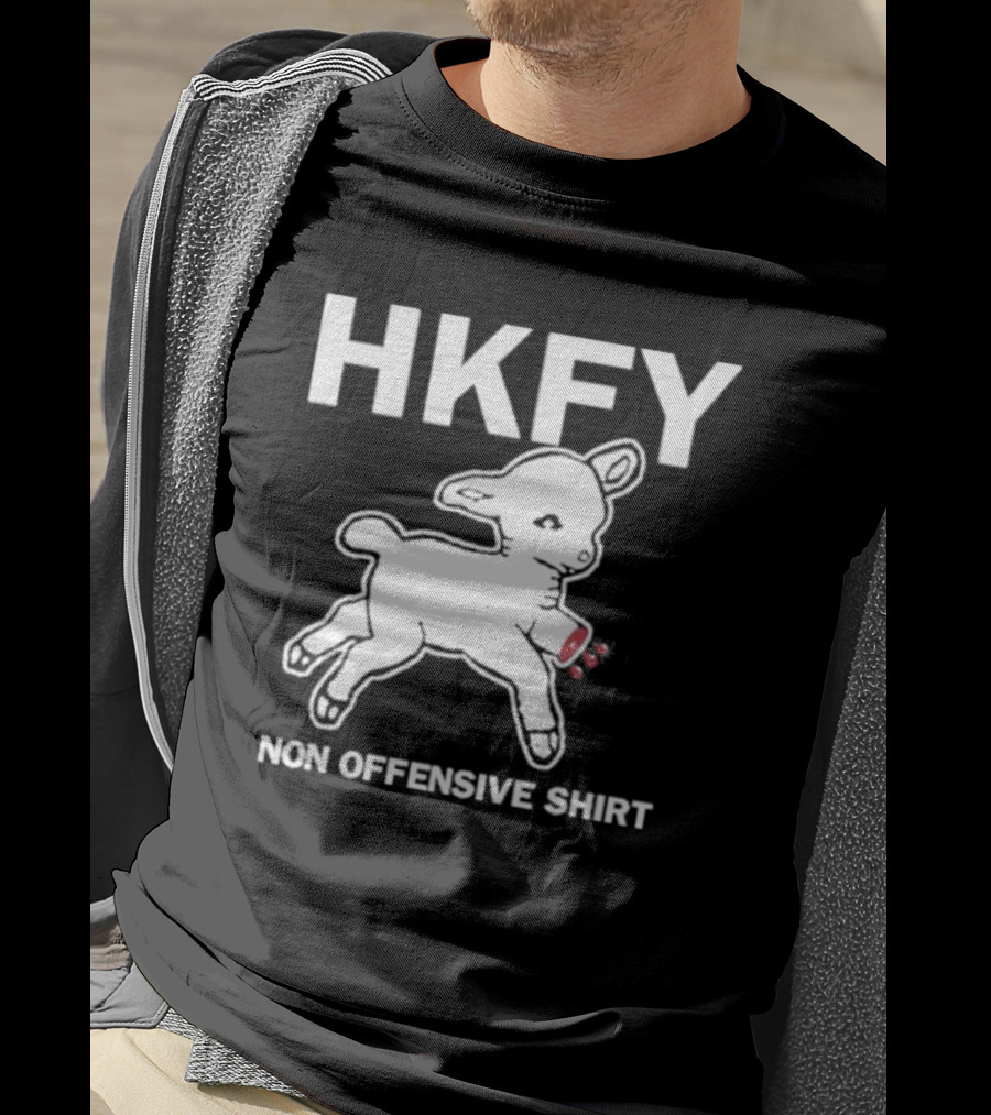 HKFY Non Offensive Shirt Cute Lamb With Sausages T-Shirt