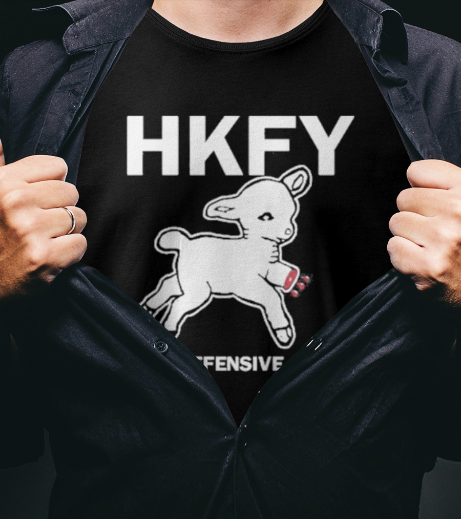 HKFY Non Offensive Shirt Cute Lamb With Sausages T-Shirt