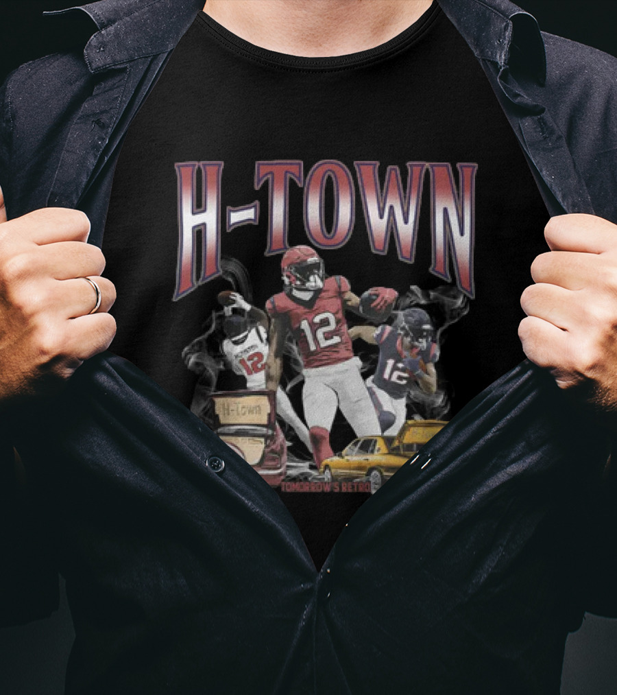 H-Town Houston Texans Nico Collins Tomorrow's Retro T-Shirt