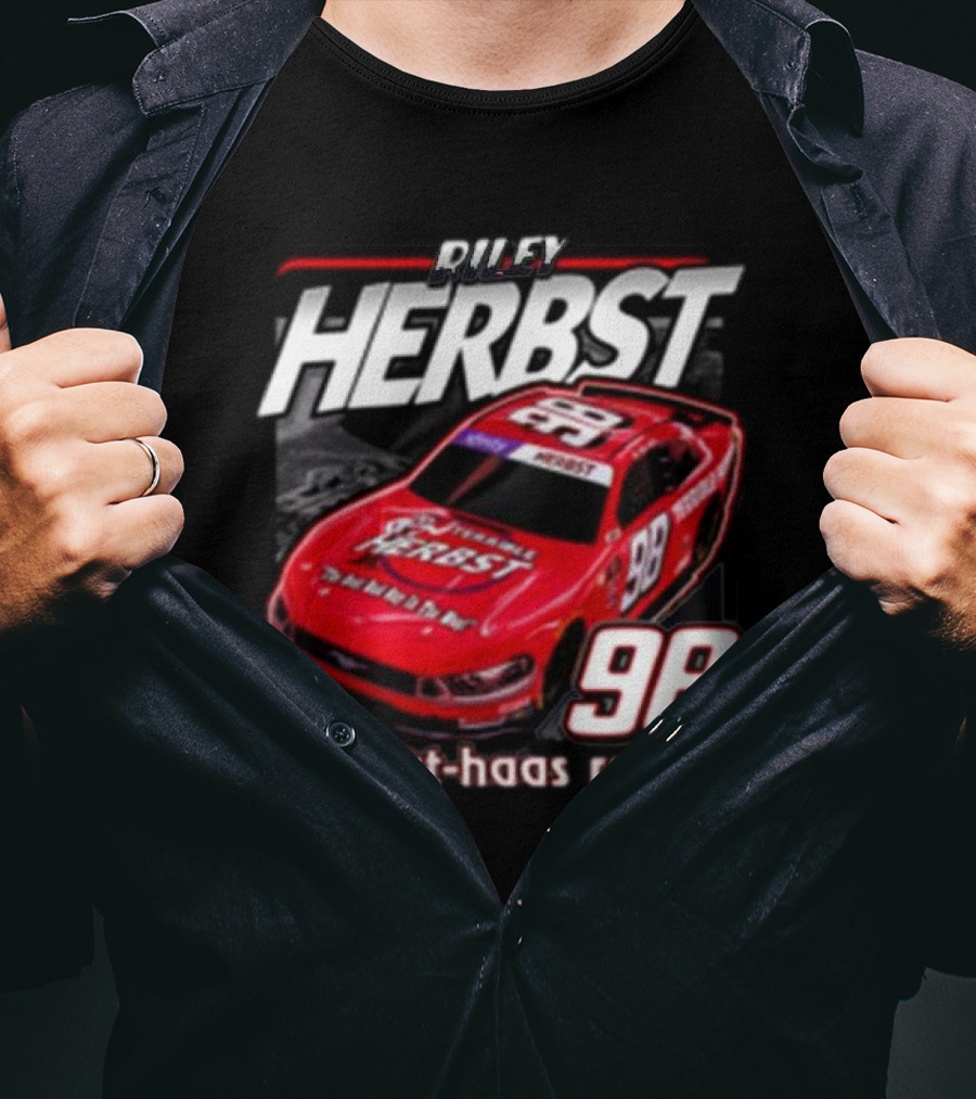 Riley Herbst 98 Stewart-Haas Racing Terrible Herbst Car T-Shirt