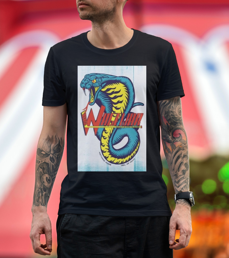 Wage War Nothing Nowhere Veil of Maya Snake Design GLC Live at 20 Monroe 5-8-24 T-Shirt