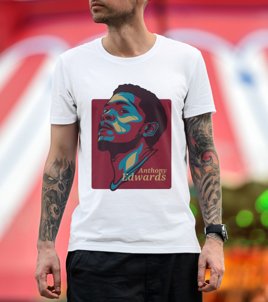 Anthony Edwards NBA Minnesota Timberwolves Basketball Player T-Shirt