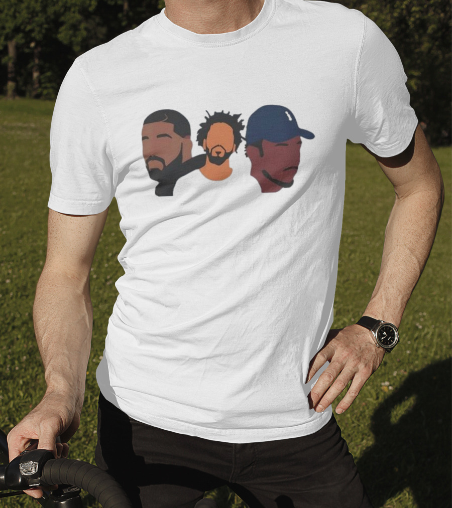 Drake J Cole Kendrick Lamar Retro Rapper Star T-Shirt