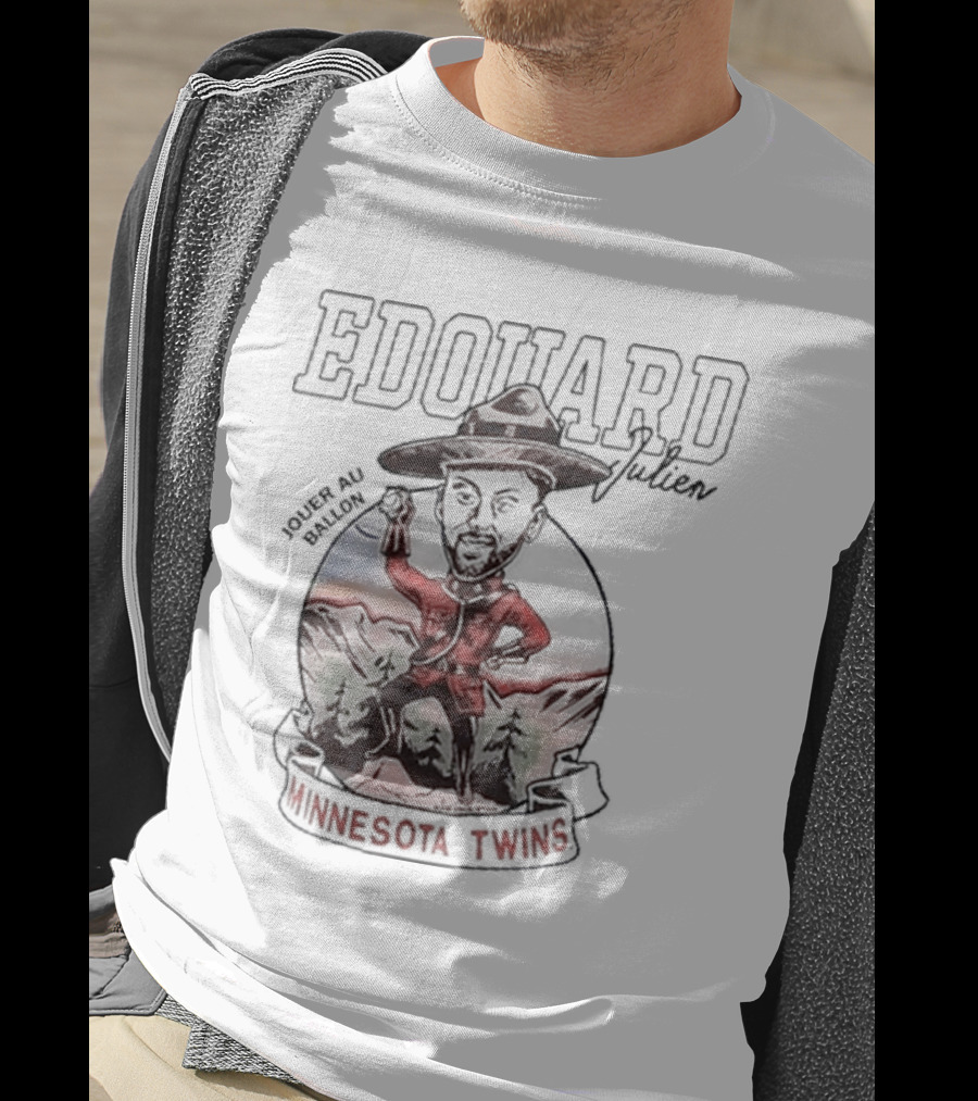 Edouard Julien Jouer Au Ballon Minnesota Twins T-Shirt