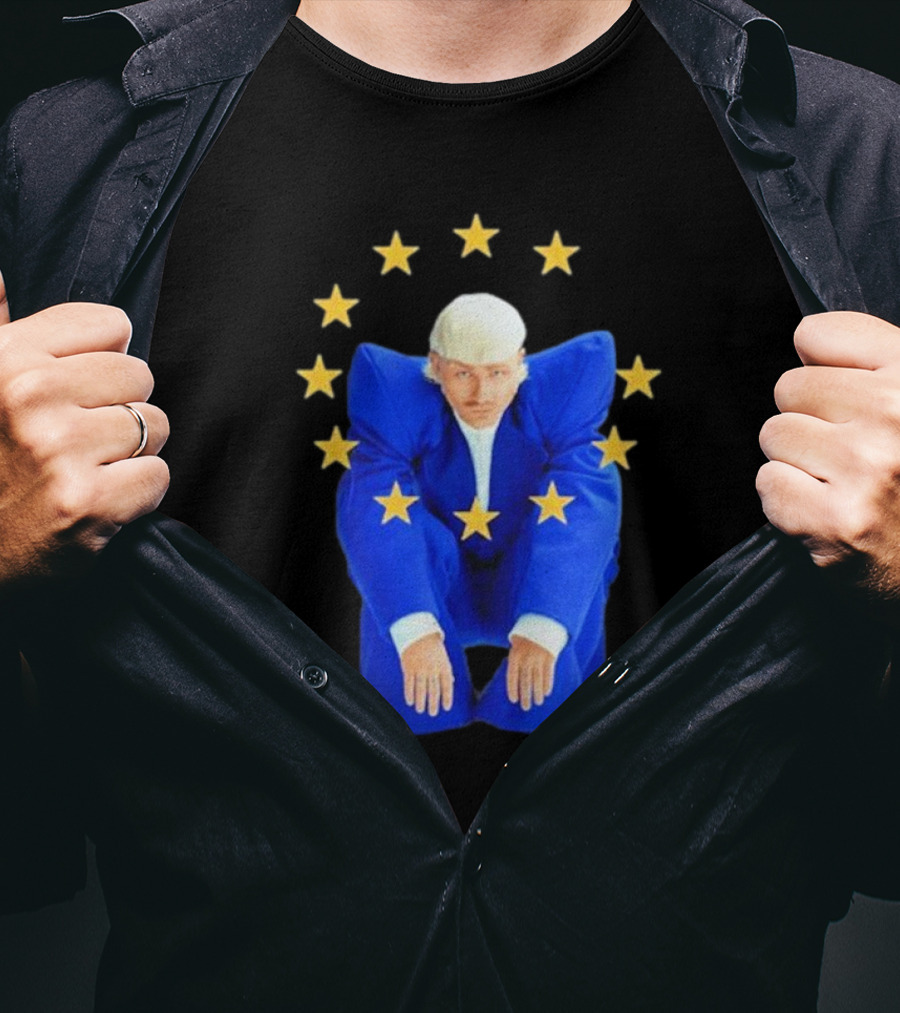 Justice For Joost Klein Blue Suit Stars European Unity T-Shirt