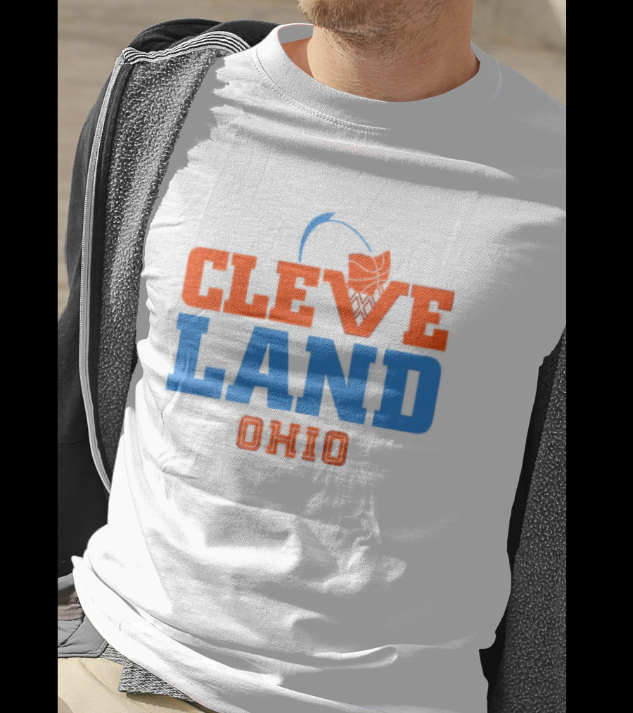 Cleveland Ohio Basketball Net T-Shirt