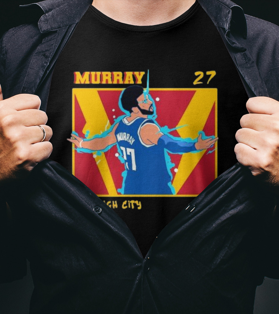 Jamal Murray 27 Mile High City Denver Nuggets NBA T-Shirt