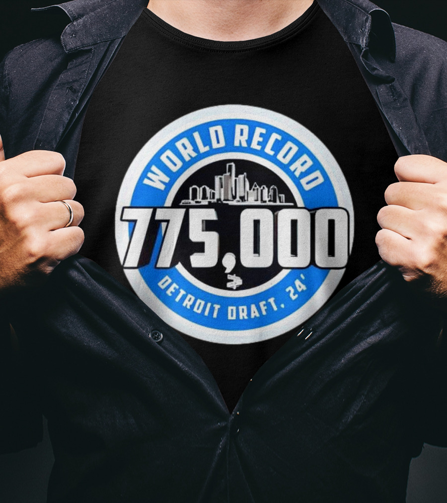 World Record 775000 Detroit Draft 24' T-Shirt