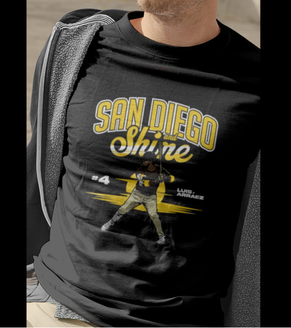 San Diego And Shine Luis Arráez #4 Baseball Player T-Shirt