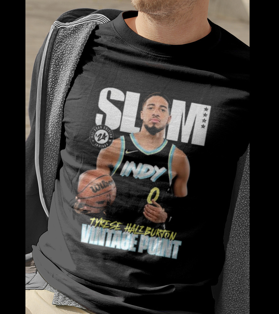 SLAM All-Star Vintage Point Tyrese Haliburton Indy Vol 4 T-Shirt
