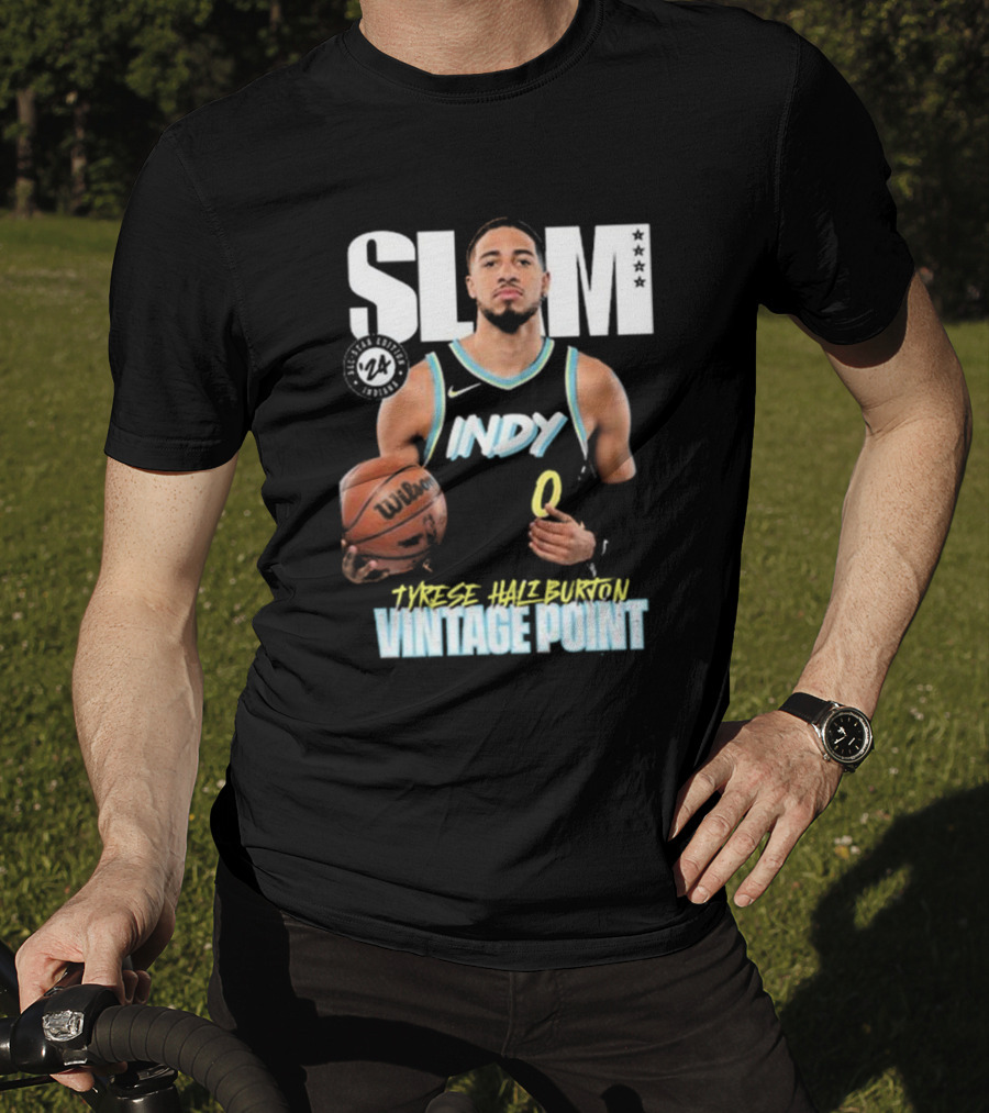 SLAM All-Star Vintage Point Tyrese Haliburton Indy Vol 4 T-Shirt