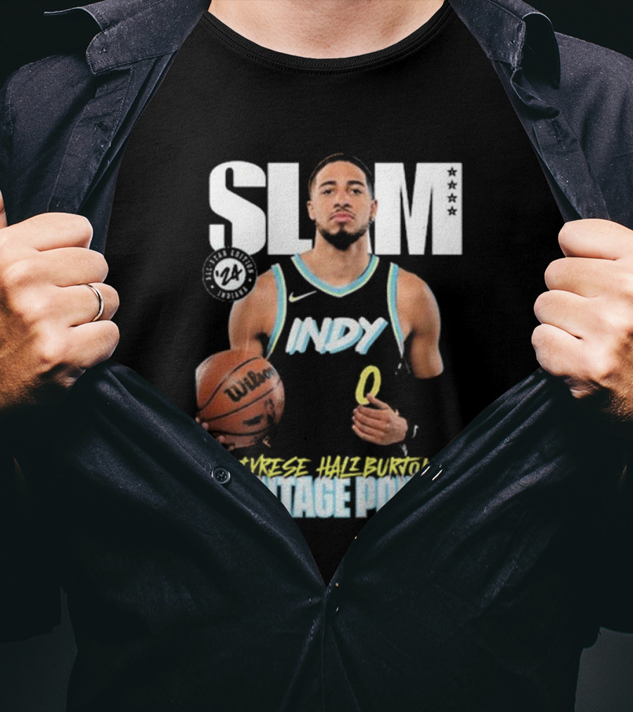 SLAM All-Star Vintage Point Tyrese Haliburton Indy Vol 4 T-Shirt