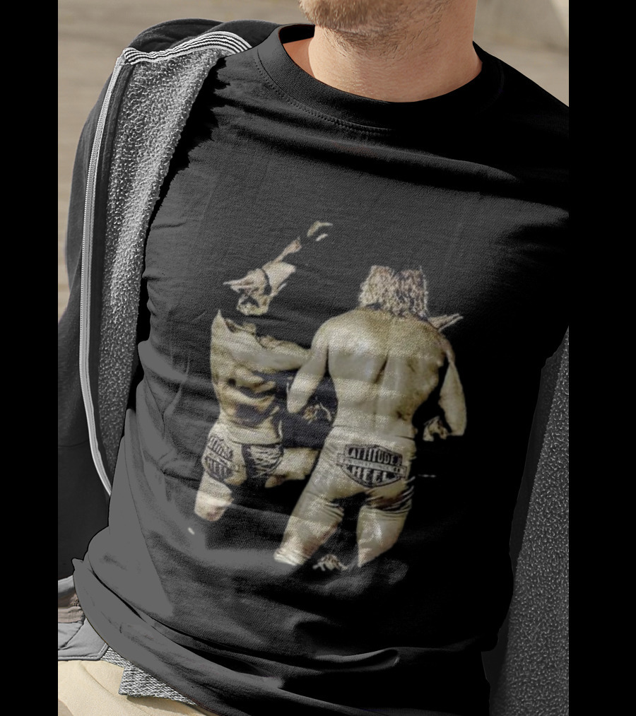 The One Star Brad Attitude Era Picture Perfect Cheek Wrestling Scene T-Shirt