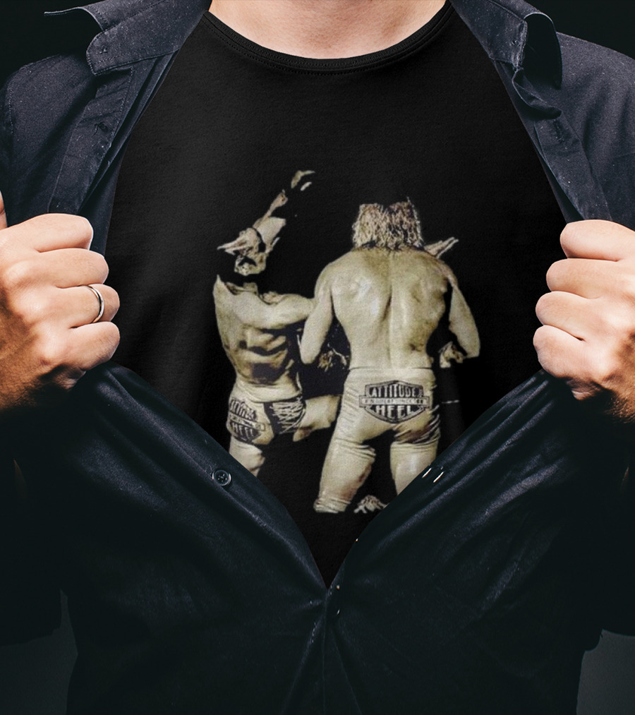The One Star Brad Attitude Era Picture Perfect Cheek Wrestling Scene T-Shirt